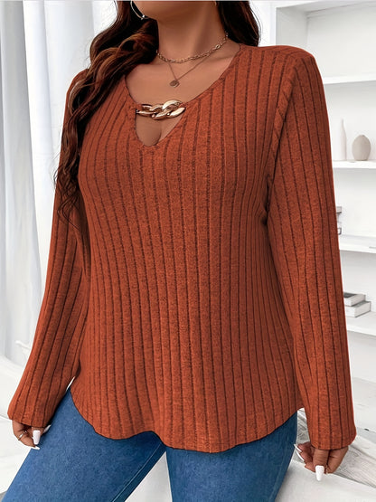 Elegant V-Neck Knit