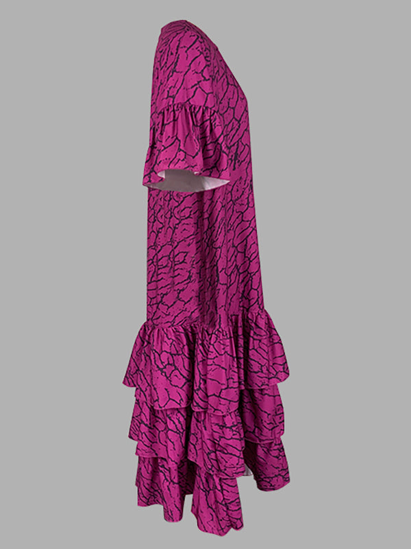 Celeste Ruffle Maxi Dress