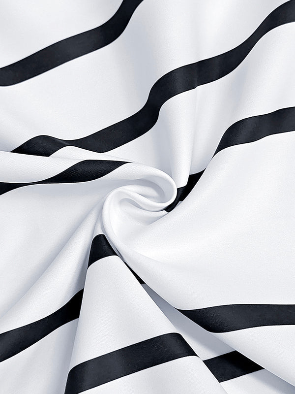 Camille Striped Shirt Dress