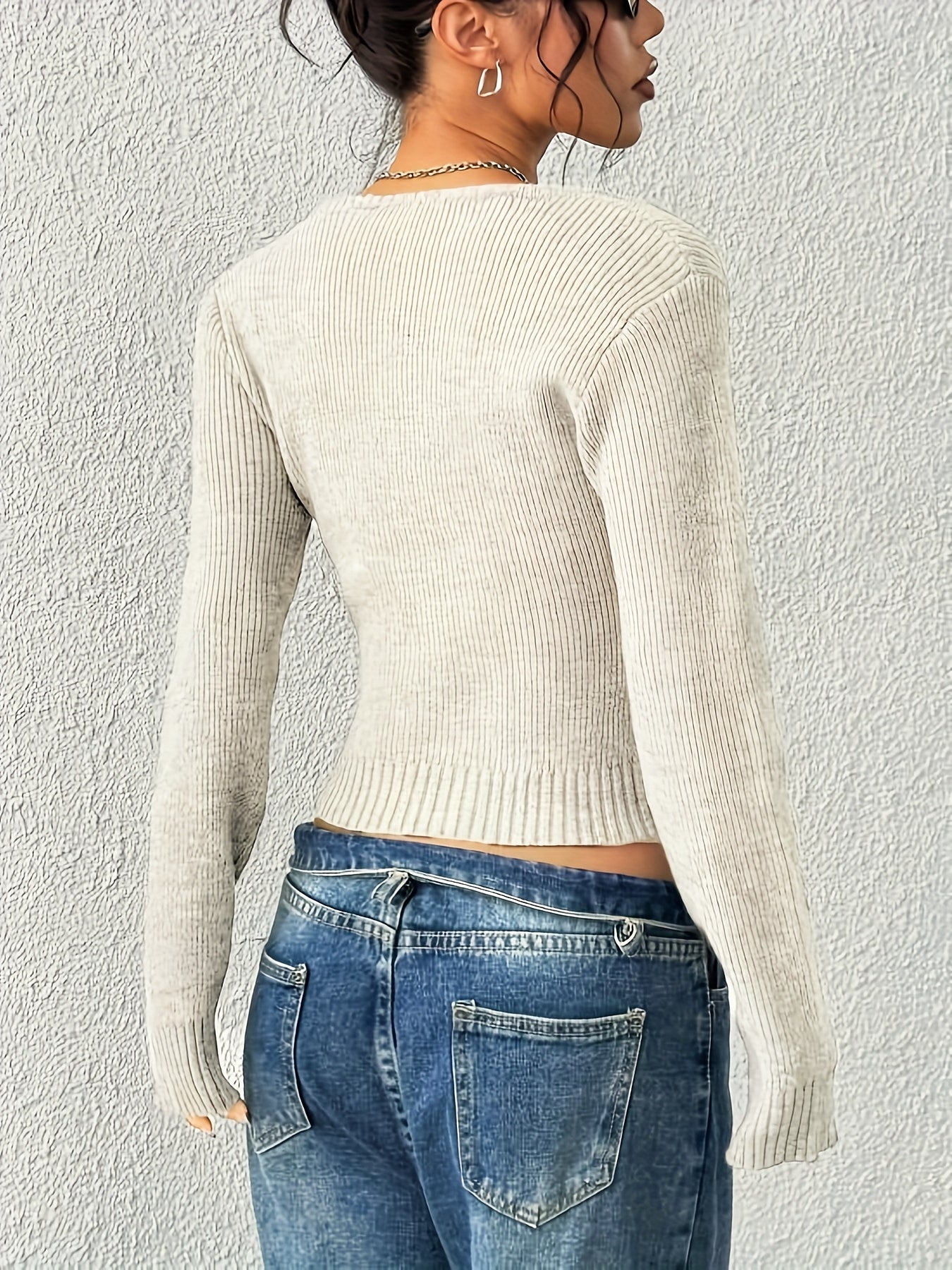 The Santa Monica Apparel™ | Elegant Scoop-Neck Sweater