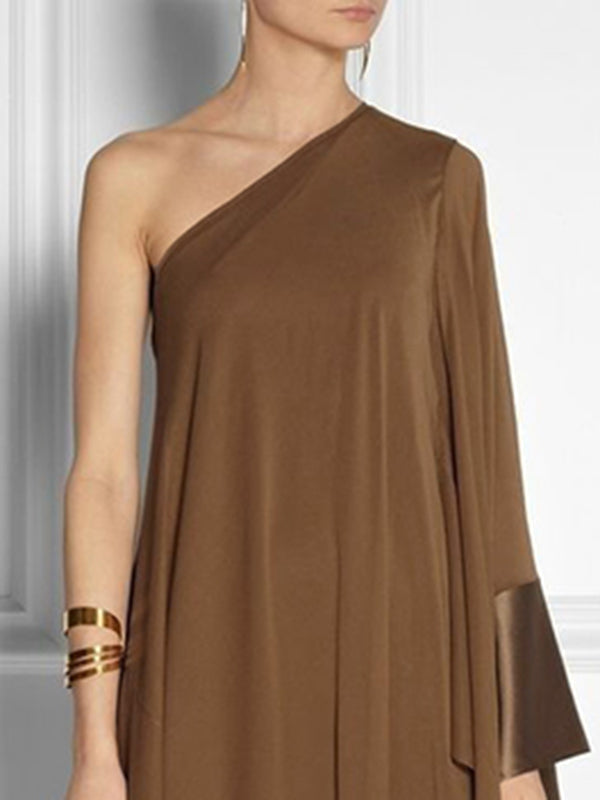 Aria One-Shoulder Maxi Dress