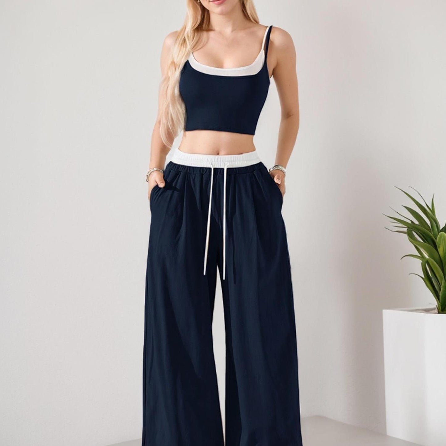 Tank Top & Sweatpants Set