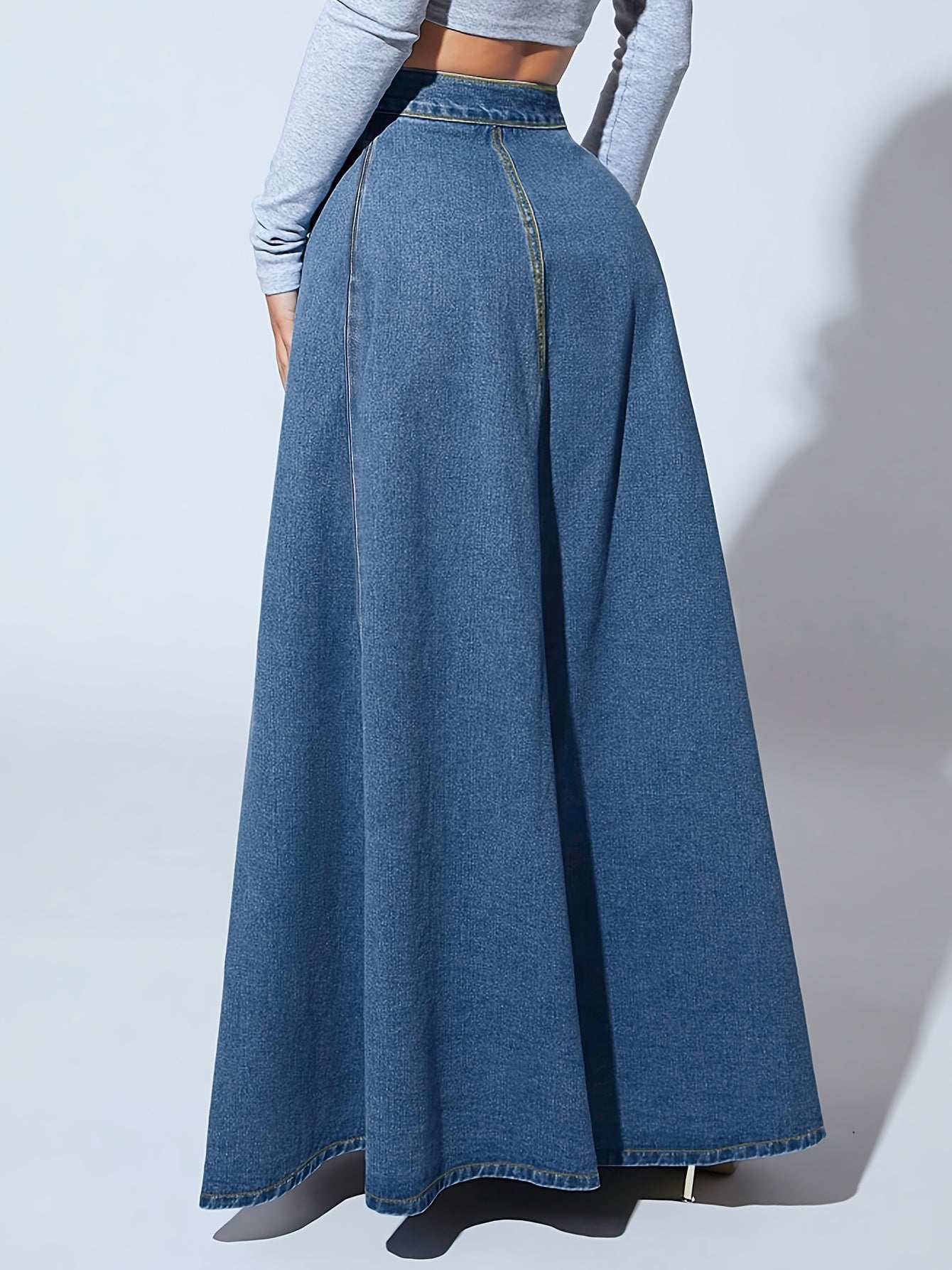 A-Line Denim Skirt