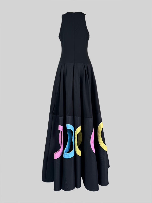 Aurea Pleated Maxi Dress