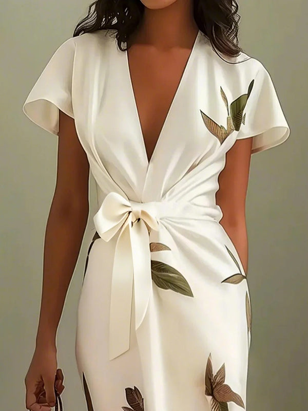 Marais Asymmetric Midi Dress