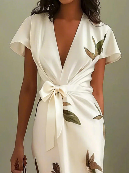 Marais Asymmetric Midi Dress