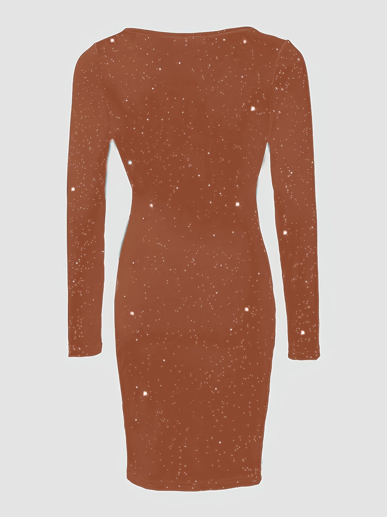 Bodycon Glitter Mesh Dress