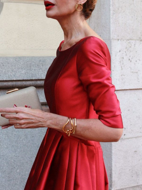 Colette Pleated Midi Dress