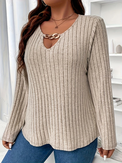 Elegant V-Neck Knit
