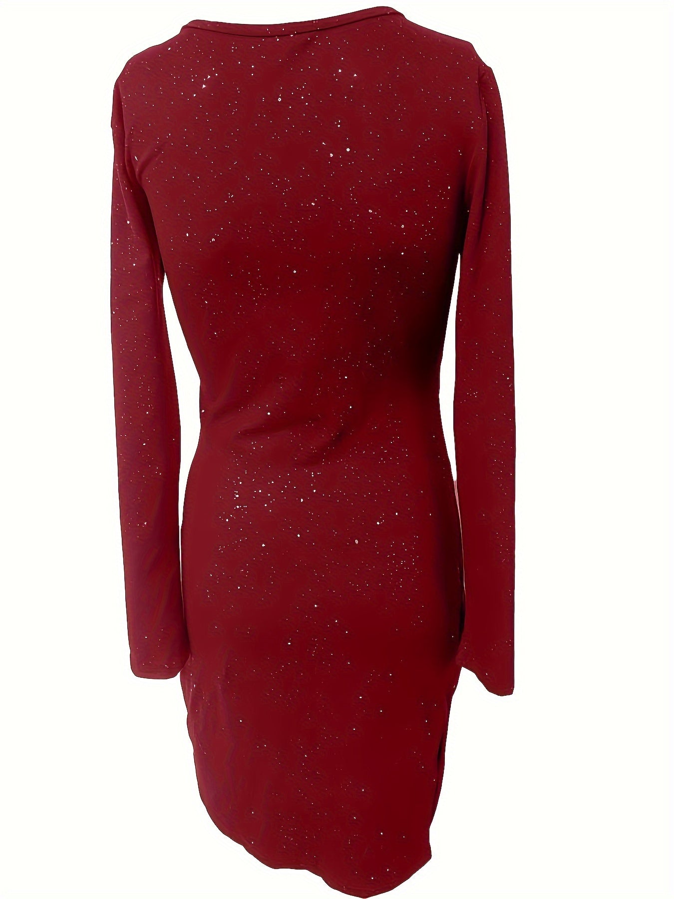 Bodycon Glitter Mesh Dress