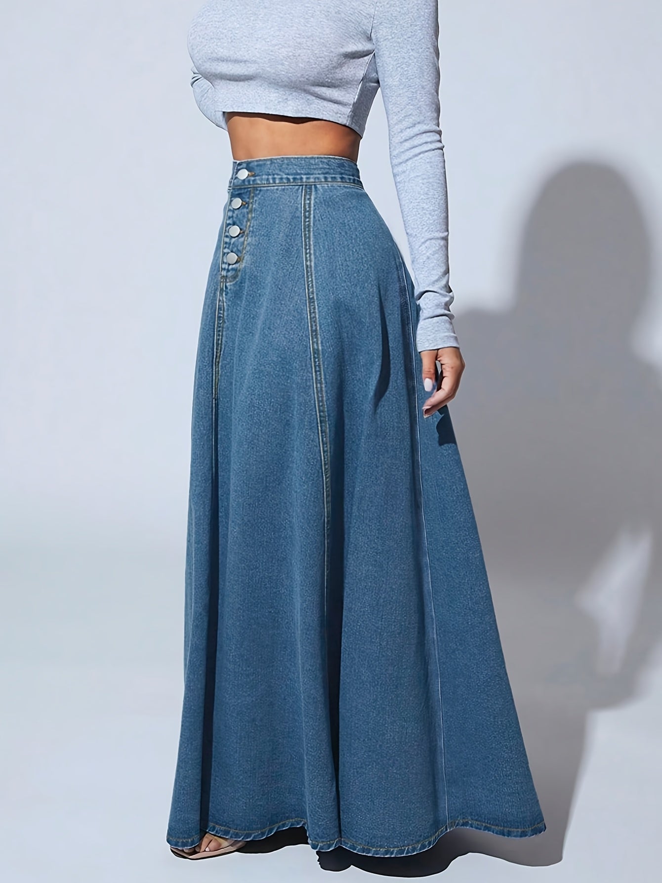 A-Line Denim Skirt