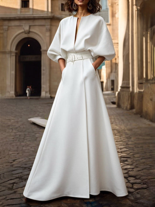 Renée Belted Maxi Dress