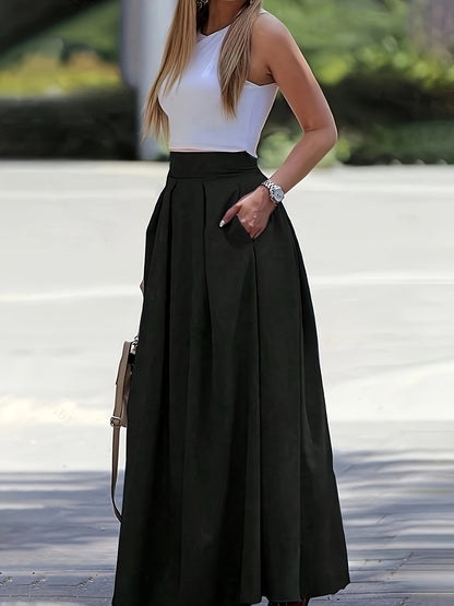A-Line Maxi Skirt