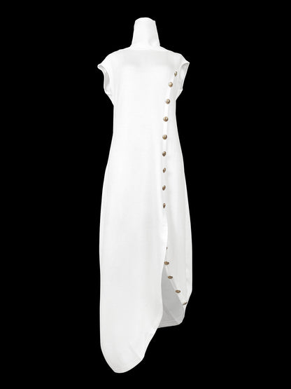 Celeste Shawl-Collar Maxi Dress