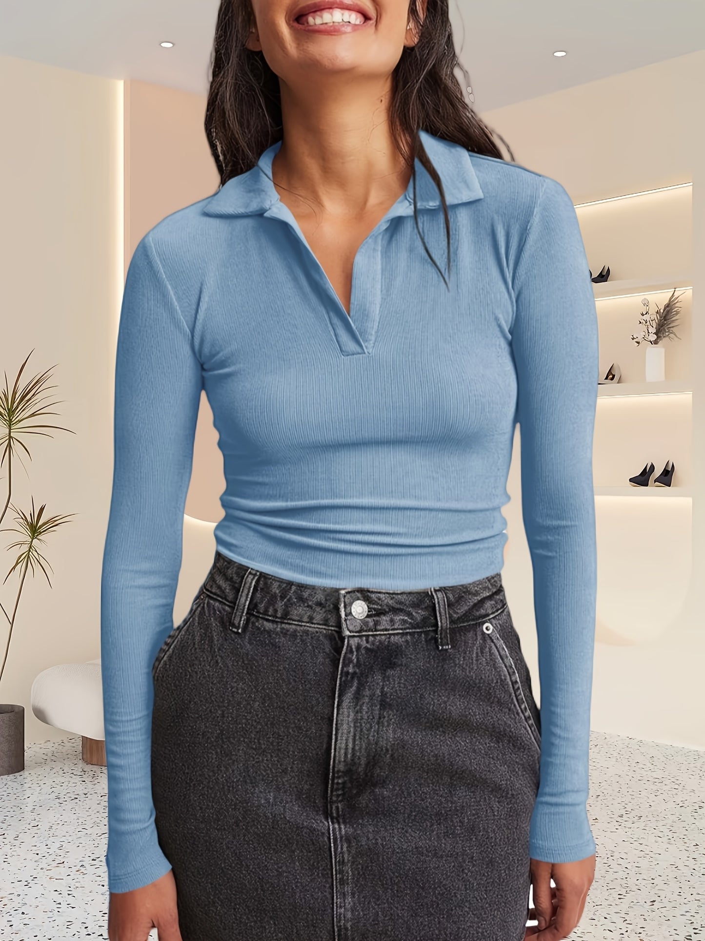 The Santa Monica Apparel™ | Casual V-Neck Pullover Sweater