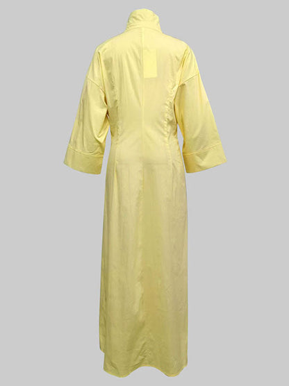 Vivienne Pleated Shirt Dress