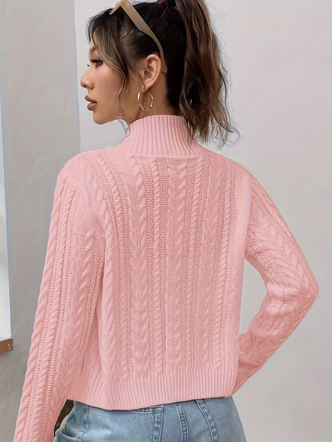 The Santa Monica Apparel™ | Zip-Up Stand-Collar Sweater