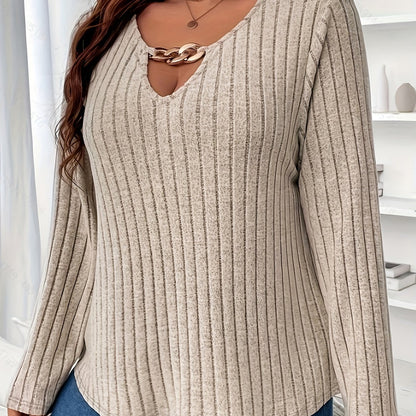 Elegant V-Neck Knit