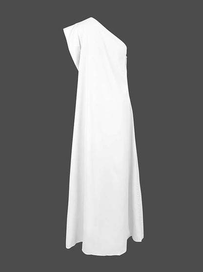 Amira One-Shoulder Maxi Dress