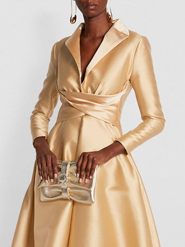 Vivienne Pleated Maxi Dress