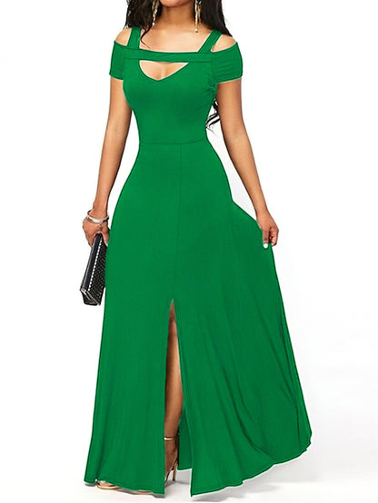 Off-Shoulder Maxi Dress