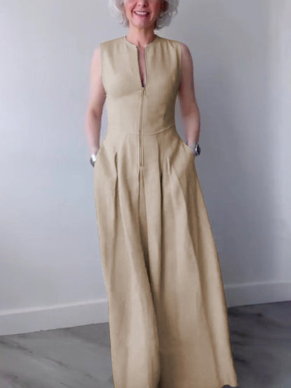 Celine Pleated Maxi Dress