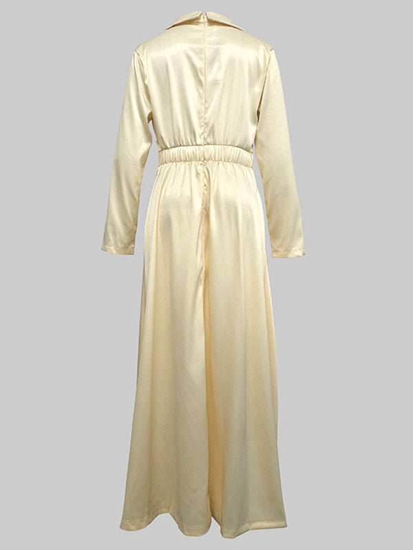 Vivienne Pleated Maxi Dress