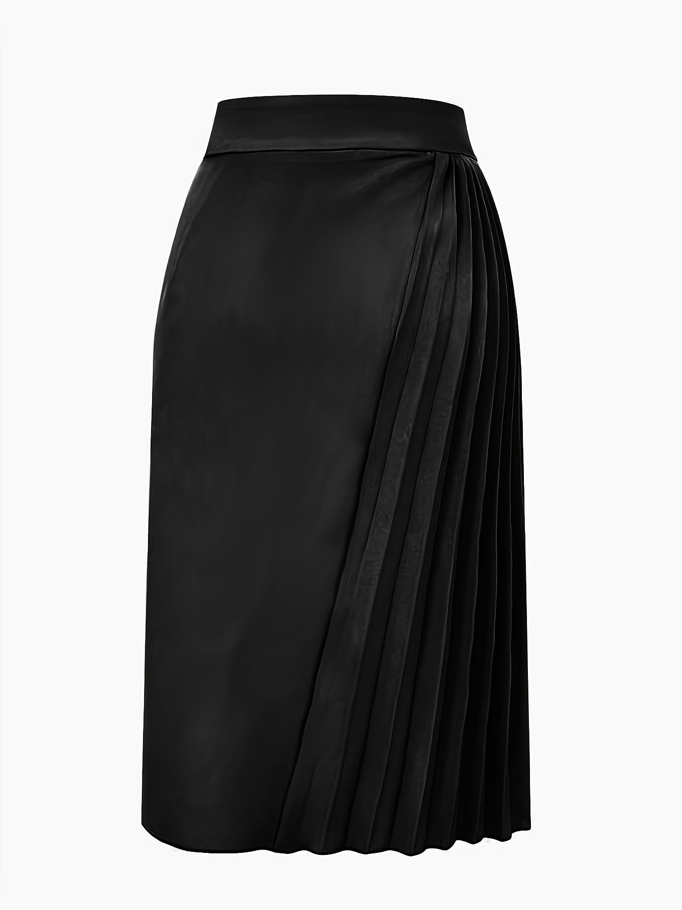 Pleated Midi Skirt