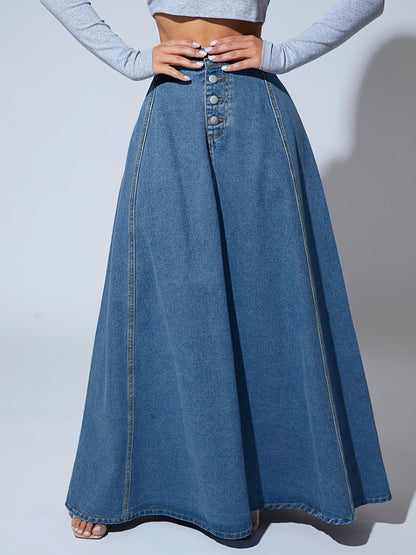 A-Line Denim Skirt