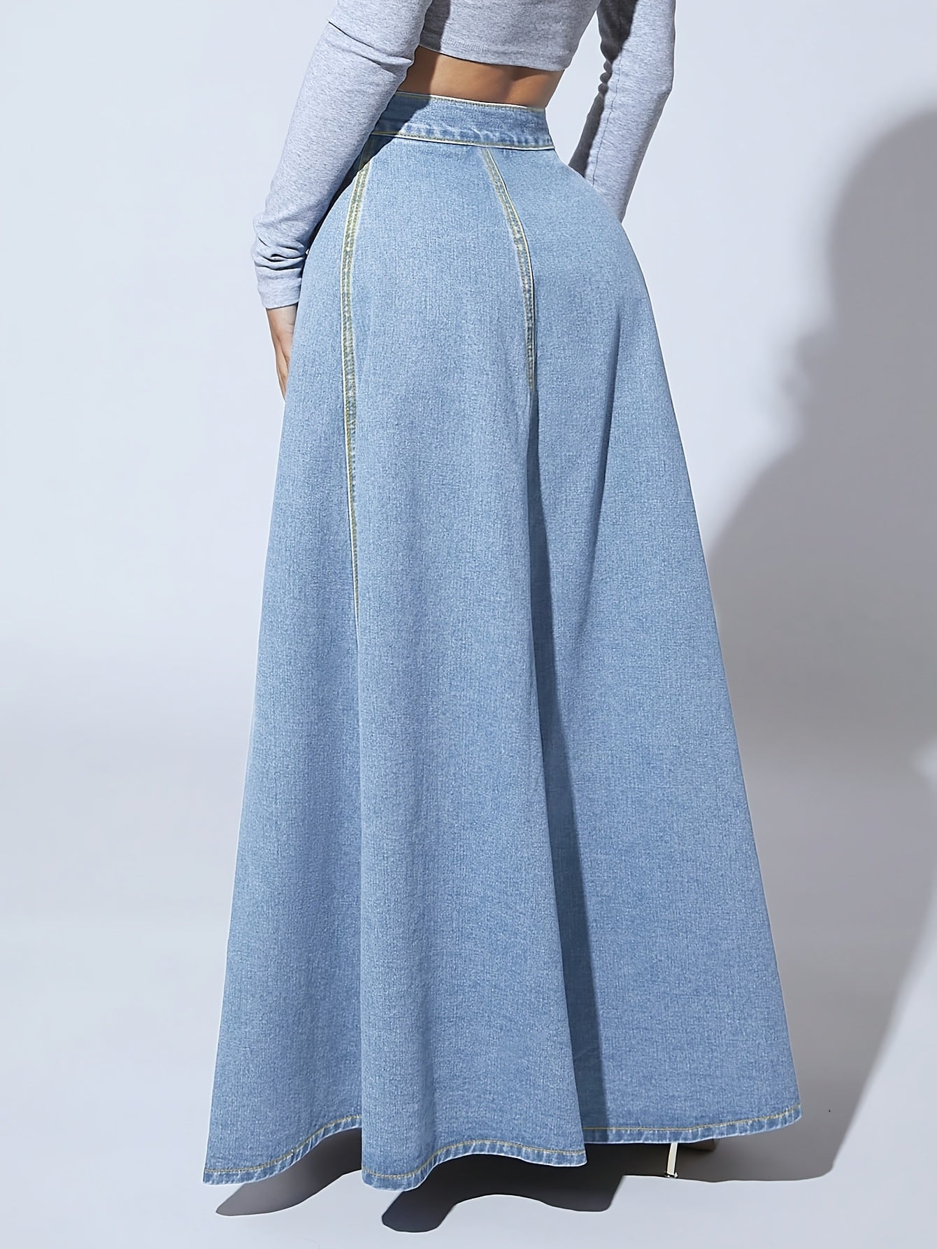 A-Line Denim Skirt