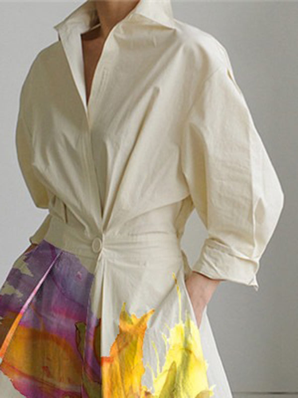 Vivianne Floral Shirt Dress