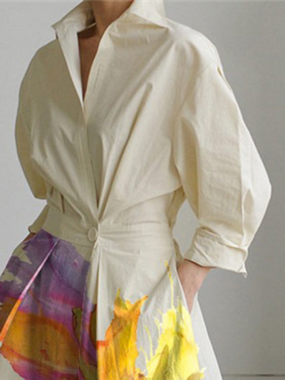 Vivianne Floral Shirt Dress