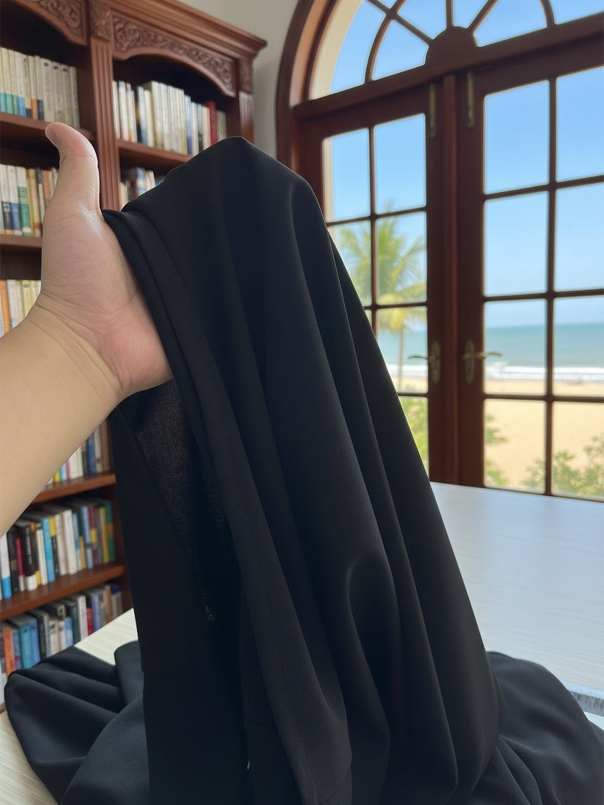 Adriana Deep V Maxi Dress