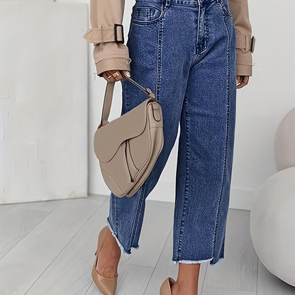 Cropped Denim Jeans