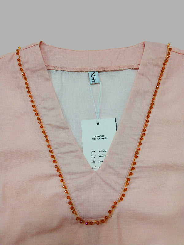 Amara Leaf-Print Maxi Dress