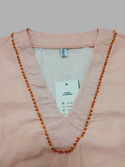 Amara Leaf-Print Maxi Dress