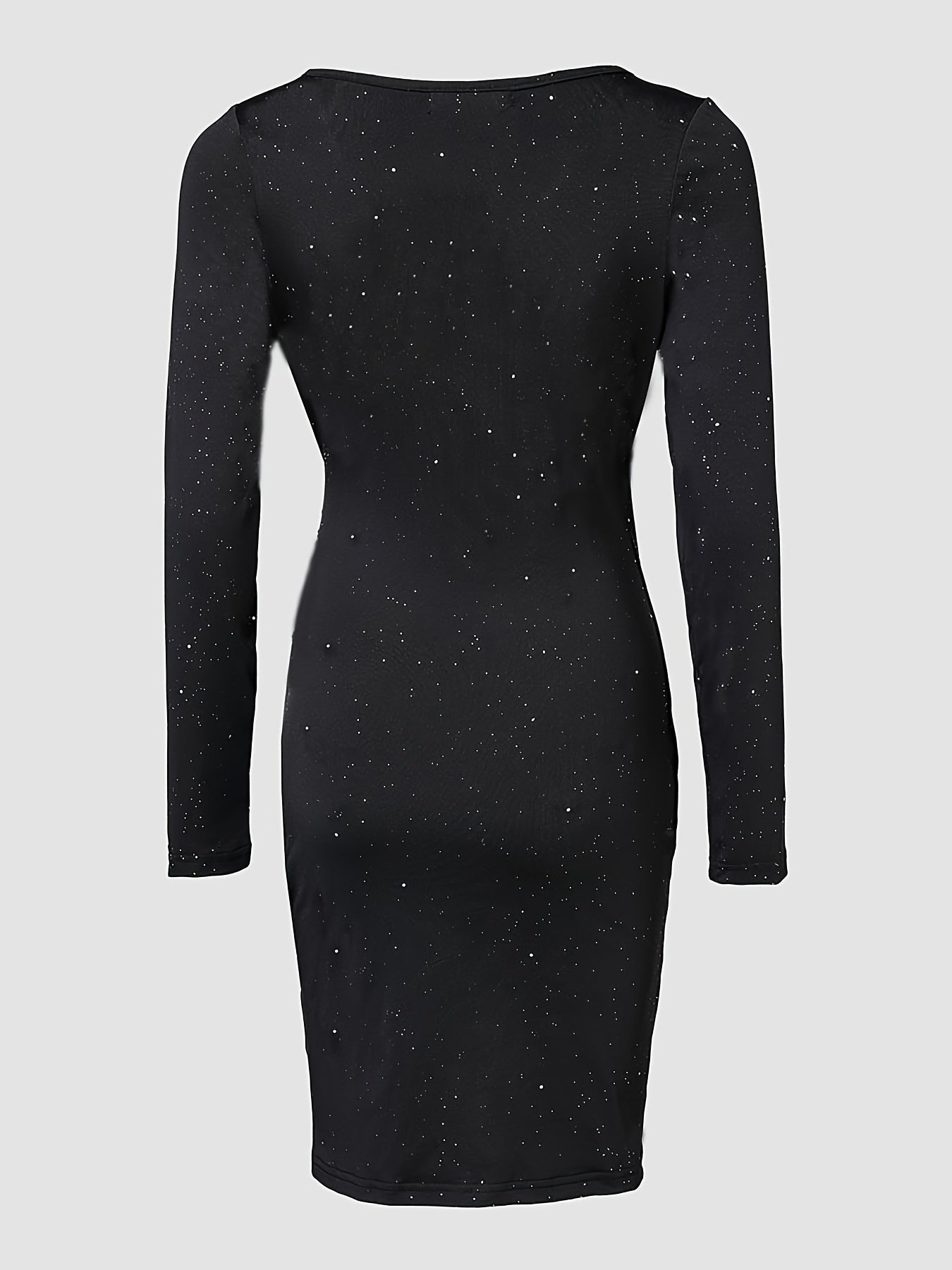 Bodycon Glitter Mesh Dress