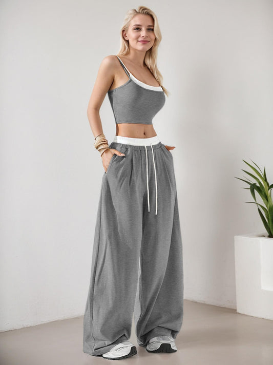 Tank Top & Sweatpants Set