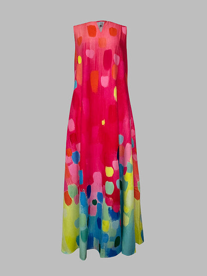 Serena Contrast Maxi Dress