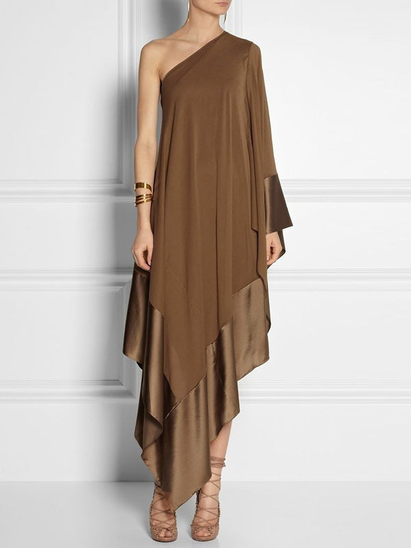 Aria One-Shoulder Maxi Dress