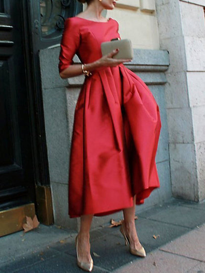 Colette Pleated Midi Dress