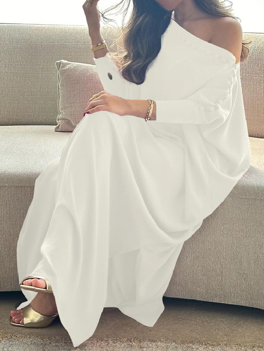 Renée Buttoned Maxi Dress