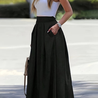 A-Line Maxi Skirt