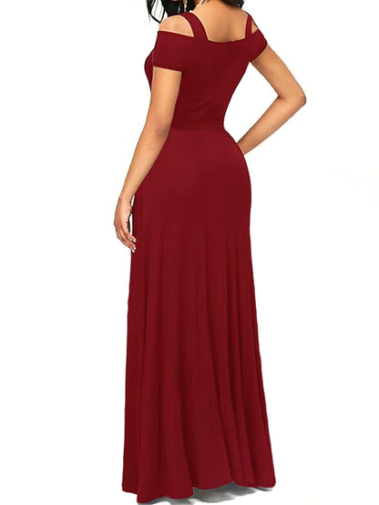 Off-Shoulder Maxi Dress