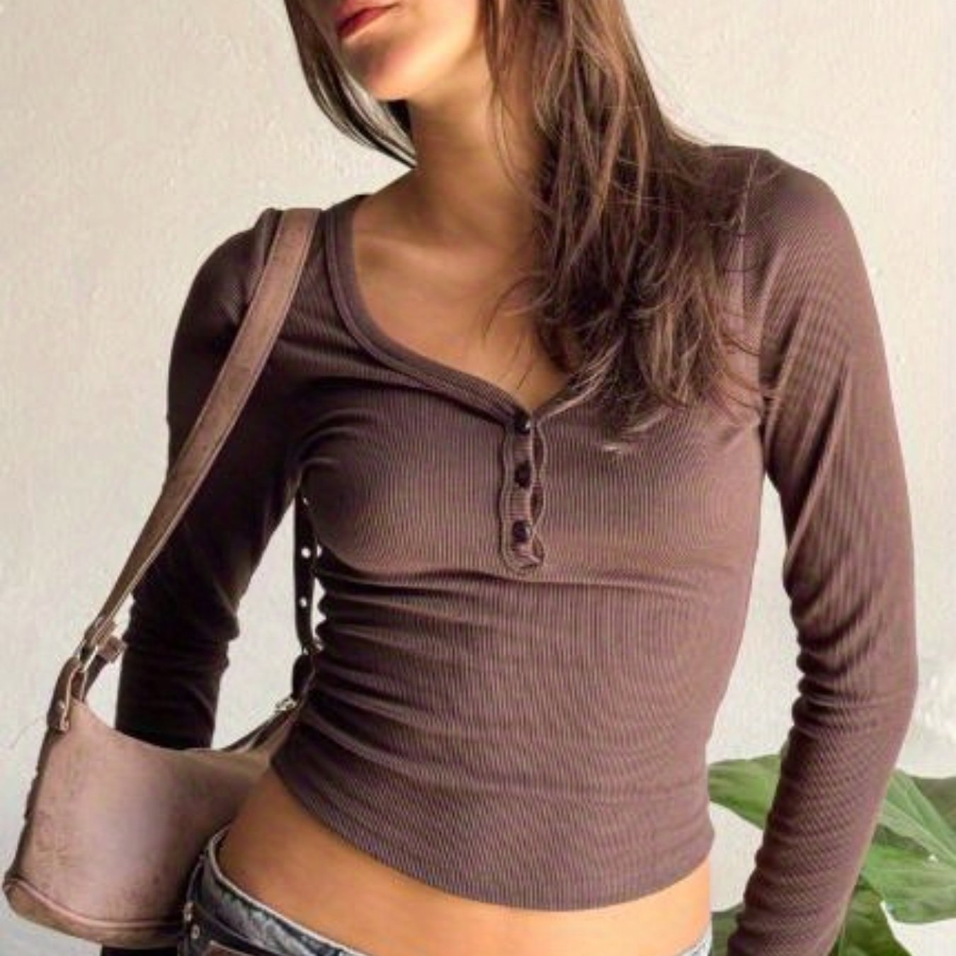 The Santa Monica Apparel™ | Button-Detail Fall Top