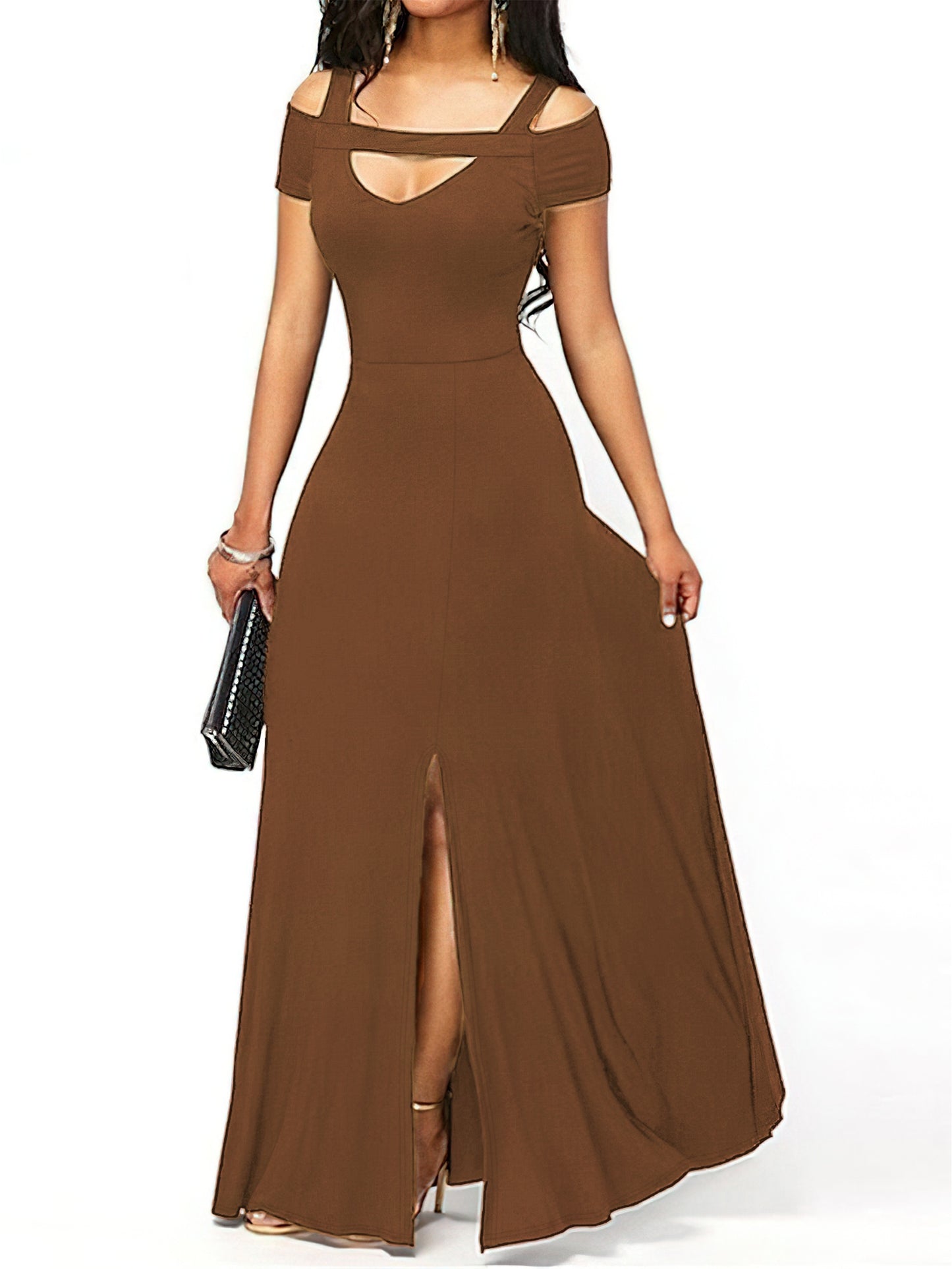 Off-Shoulder Maxi Dress